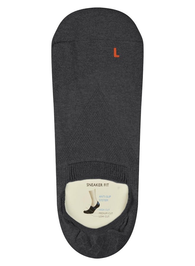 FALKE Women Invisible Deluxe 8 Den W 1 Pair, Grey (Dark Grey 3970), 2.5-3.5 - Image 3