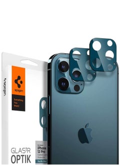 سبايجن GLAStR Optik Camera Lens Screen Protector 2 Pack for iPhone 12 PRO - Pacific Blue 