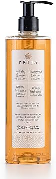 Prija Fortifying Shampoo Cleanses and Revitalises with Eruca Sativa for All Hair Types Hydrating Shampoo Improves Shine and Texture Vegan Friendly 380ml - Image 1