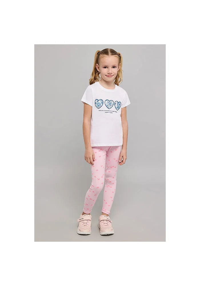 R&b Printed T-Shirt with Crew Neck and Short Sleeves