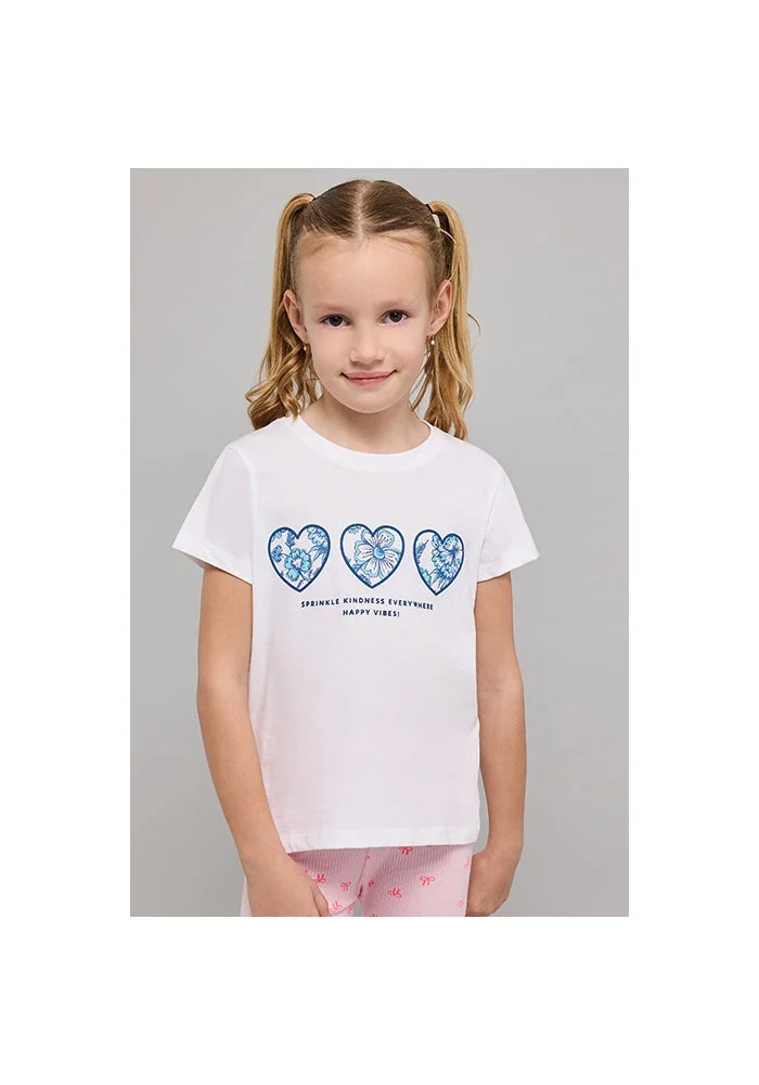 R&b Printed T-Shirt with Crew Neck and Short Sleeves