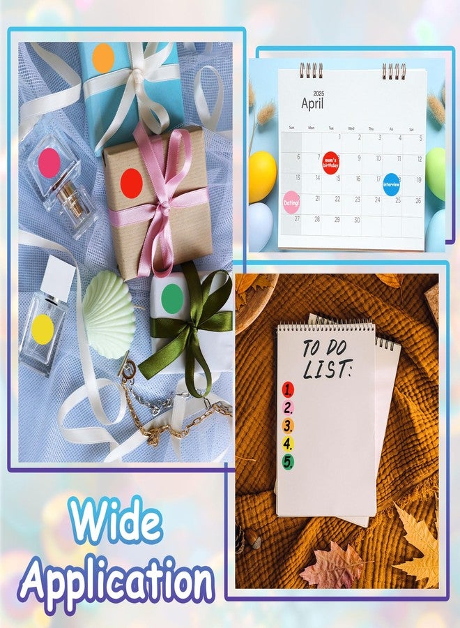 PATIKIL 60 Pcs Colored Dot Stickers, 4 Inch Circle Price Stickers Self Adhesive Circle Tags Coding Labels Large for Office Business Yard Sale Garage Sale Home Decor, Blue - Image 5