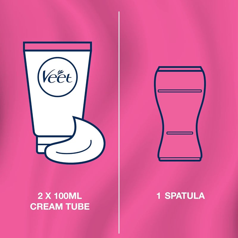 Veet Pure Bikini & Underarm Hair Removal Cream - 100ml - Image 4