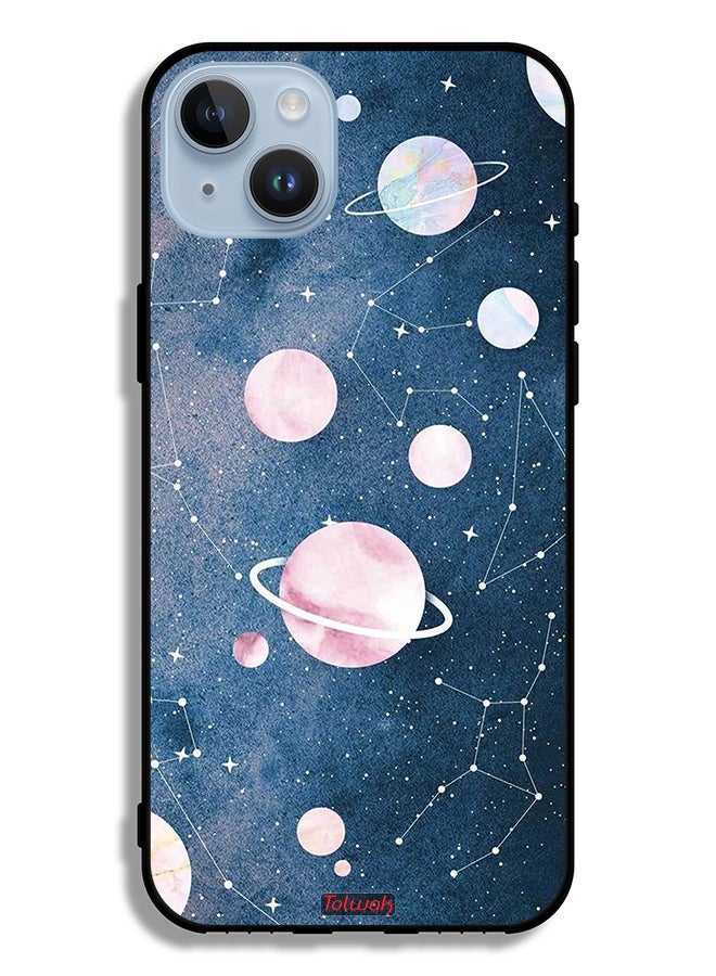 Tolwak Apple iPhone 14 Plus Protective Case Space Art - Image 2