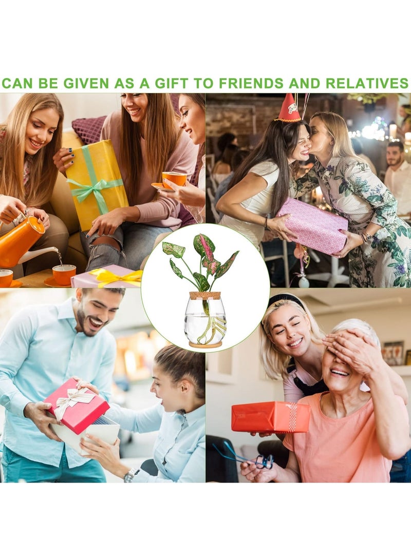 محطات انتشار النباتات 2 جهاز كمبيوتر شخصي ، طاولة سطح المكتب ، مع علبة خشبية وغطاء ، لنشر النباتات المائية مكتب جدول الديكور المنزلي - Image 2