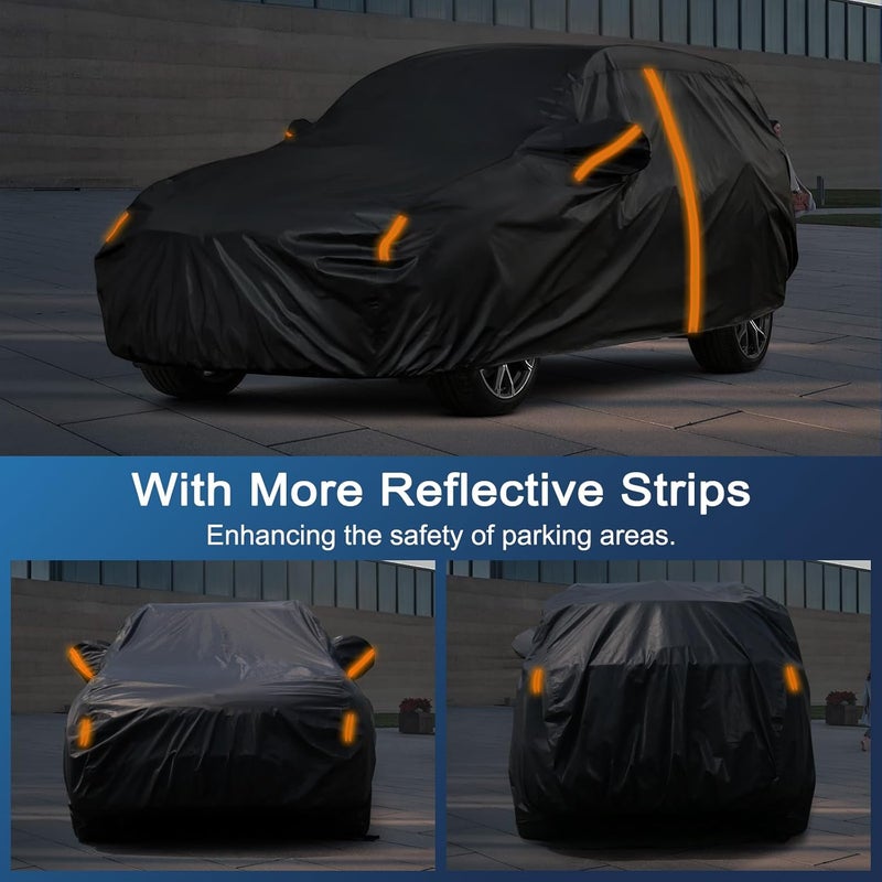 JAOGAUS SUV Car Cover Custom Fit for Kia Telluride 2020-2025 - Waterproof All Weather Protection - Image 4