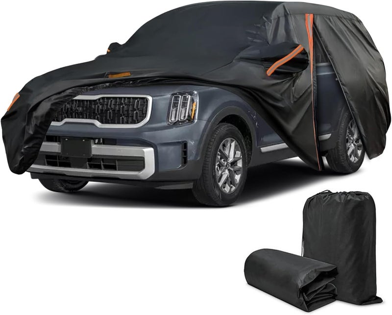 JAOGAUS SUV Car Cover Custom Fit for Kia Telluride 2020-2025 - Waterproof All Weather Protection - Image 1