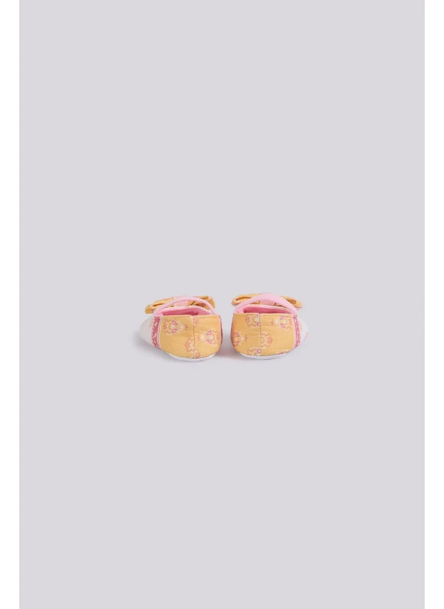 Layette Bg Store Baby Girl Patterned Booties