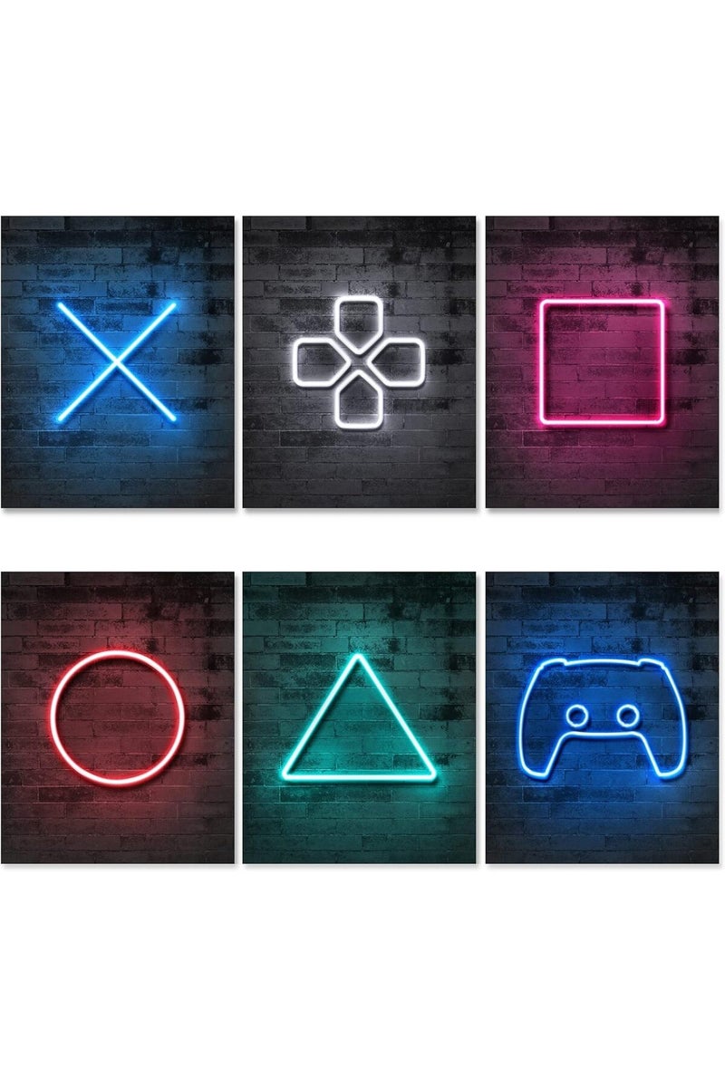 BPA® PRINTED Neon Gaming Posters - UNFRAMED 8"x10"