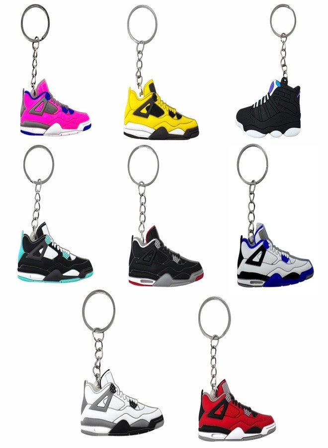TSY TOOL 30 Pcs of Random Mini Retro Sneaker Keychains - Shoe Key Chains for Goodie Bags, Collectors, Sneakerhead - Image 2