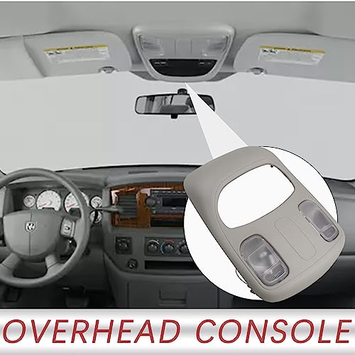 TQPONLY Overhead Console Dome Map Reading Light Lamp Compatible with Dodge Ram 1500 2500 3500 4500 5500 Replaces 1DK78BD1AA - Image 3