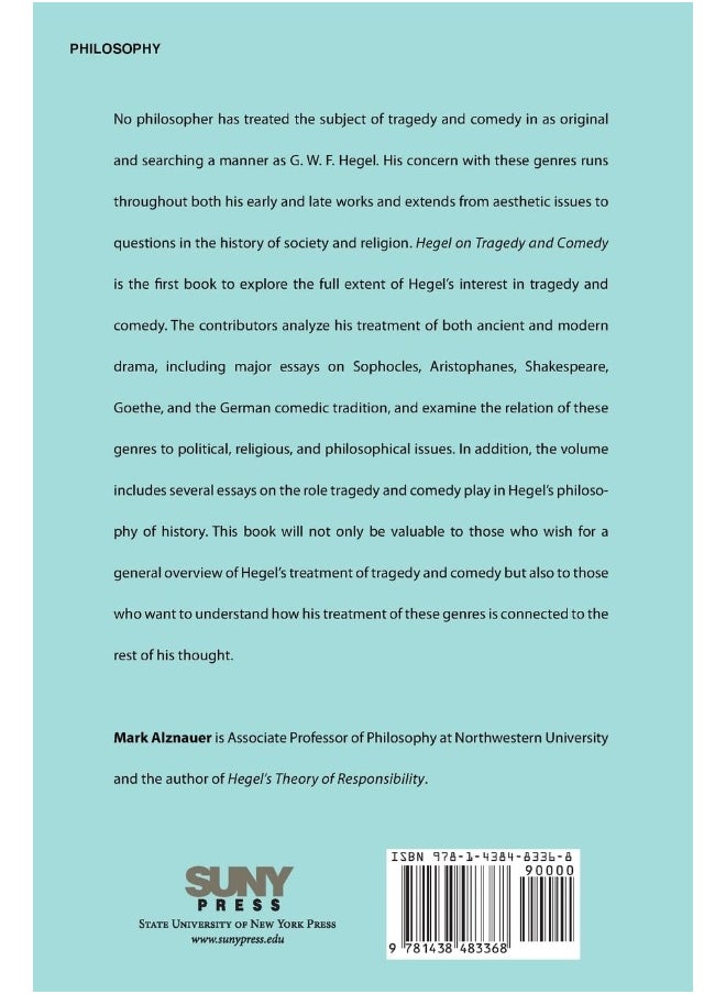 Hegel on Tragedy and Comedy: New Essays  - Image 2
