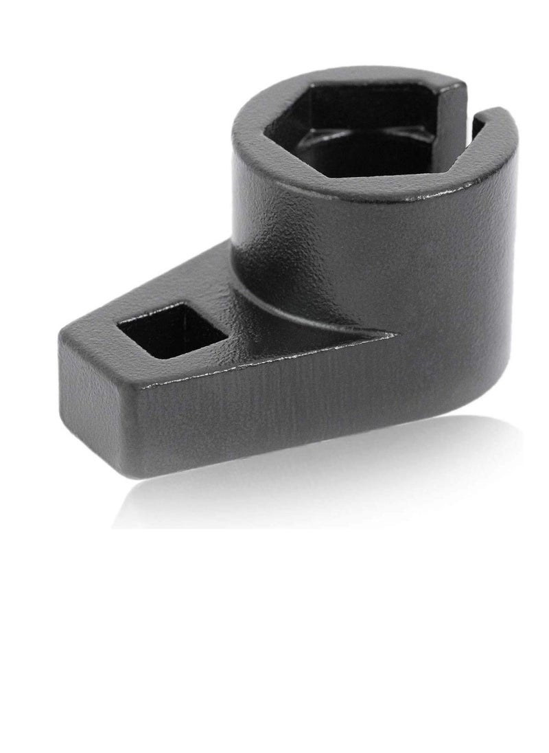 Excefore - Premium Offset Oxygen Sensor Socket, 3/8-Inch Drive, 7/8-Inch (22mm) Wire Gate Accesses Sensor from The Side to Prevent Wire Damage Universal, for Most Models of Cars - Image 1