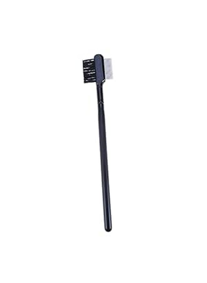 Stainless Steel Dual Head Eyebrow Eyelash Brush For Precise Makeup Grooming Easy To Clean - Image 1
