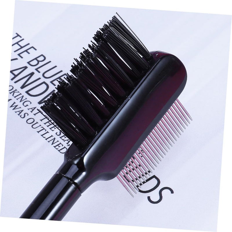 Stainless Steel Dual Head Eyebrow Eyelash Brush For Precise Makeup Grooming Easy To Clean - Image 4