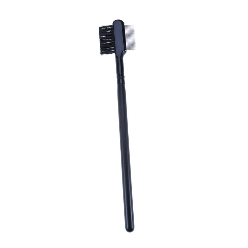 Stainless Steel Dual Head Eyebrow Eyelash Brush For Precise Makeup Grooming Easy To Clean - Image 2