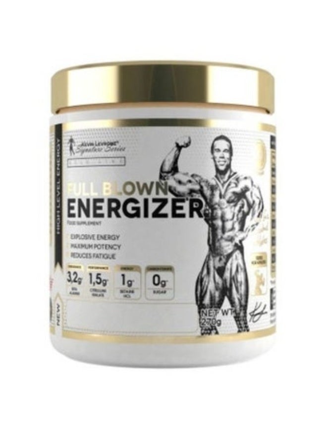KEVIN LEVRONE Full Blown Energizer, Explosive Energy Pre Workout, Dragon Fruit Flavor 270g 