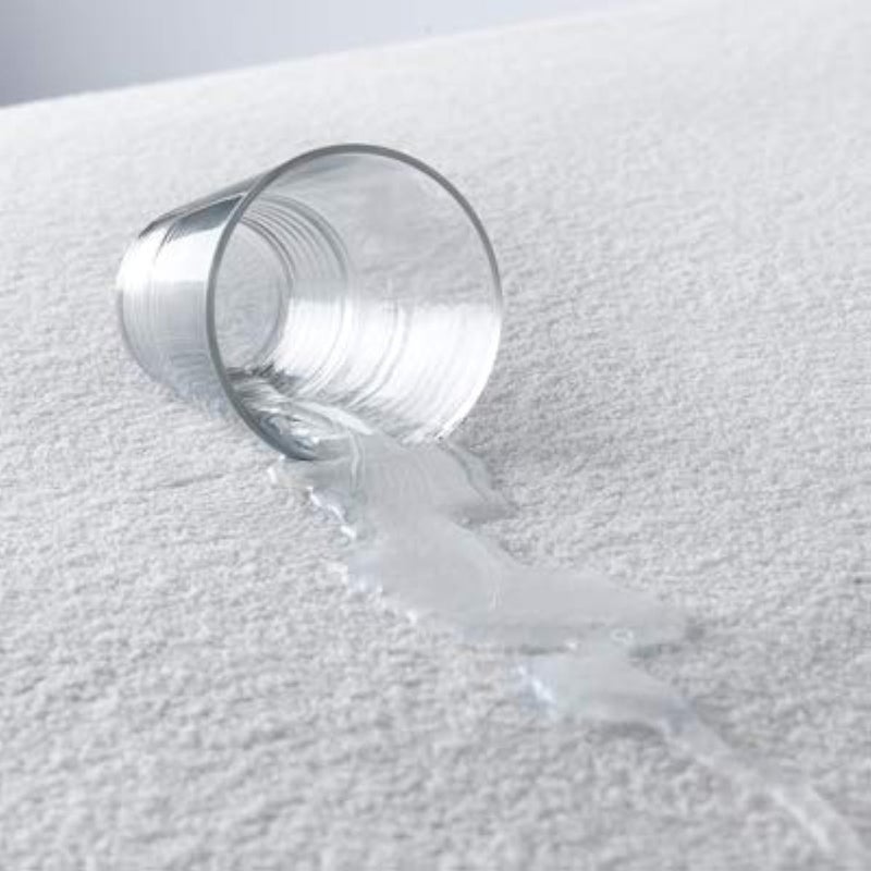 Tulips Fitted Waterproof Mattress Protector, Queen Size 150X200, Strap Height 30 cm - Image 5