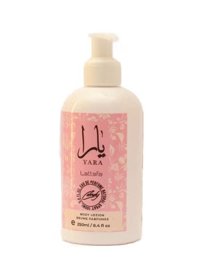 Lattafa Body Lotion Brume Perfumee Yara From Lattafa 250ml