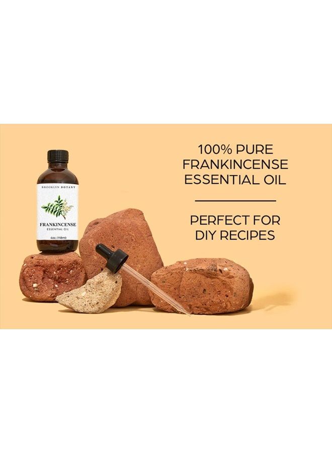 Brooklyn Botany Frankincense Essential Oil – 100% Pure and Natural – Therapeutic Grade Essential Oil with Dropper - Frankincense Oil for Aromatherapy and Diffuser - 4 Fl. OZ - Image 5