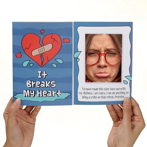 Oye Happy - Sorry Mirror Card - Apology Gift for Your Loved Ones/Boyfriend/Girlfriend/Husband/Wife - Image 1