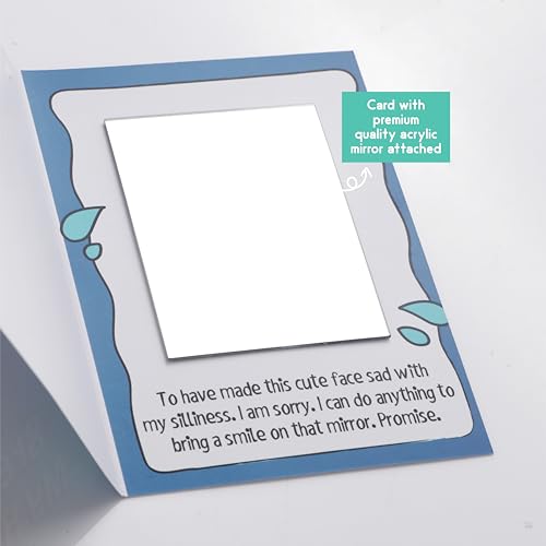 Oye Happy - Sorry Mirror Card - Apology Gift for Your Loved Ones/Boyfriend/Girlfriend/Husband/Wife - Image 5