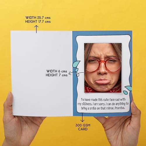 Oye Happy - Sorry Mirror Card - Apology Gift for Your Loved Ones/Boyfriend/Girlfriend/Husband/Wife - Image 4