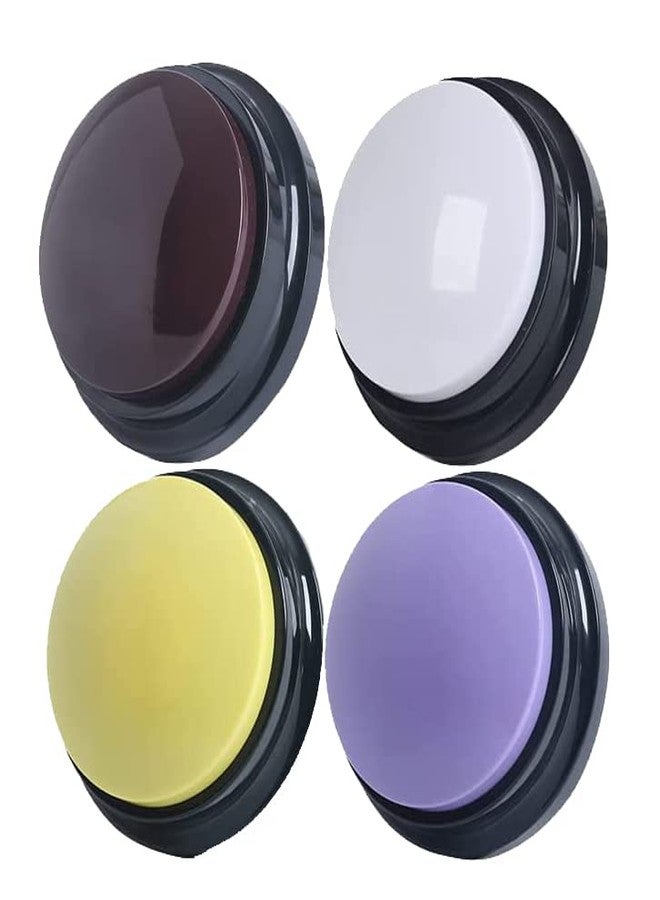 PELTEFLU Voice Recording Button, 30 Second Record Button for Dog Pet Interactivity, Gift for Friend, Family, 4 Color Have Coffee and White - Image 1
