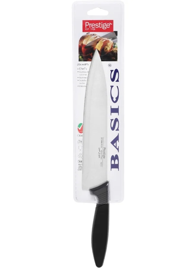 Prestige PRESTIGE CHEFS KNIFE Silver/Black
