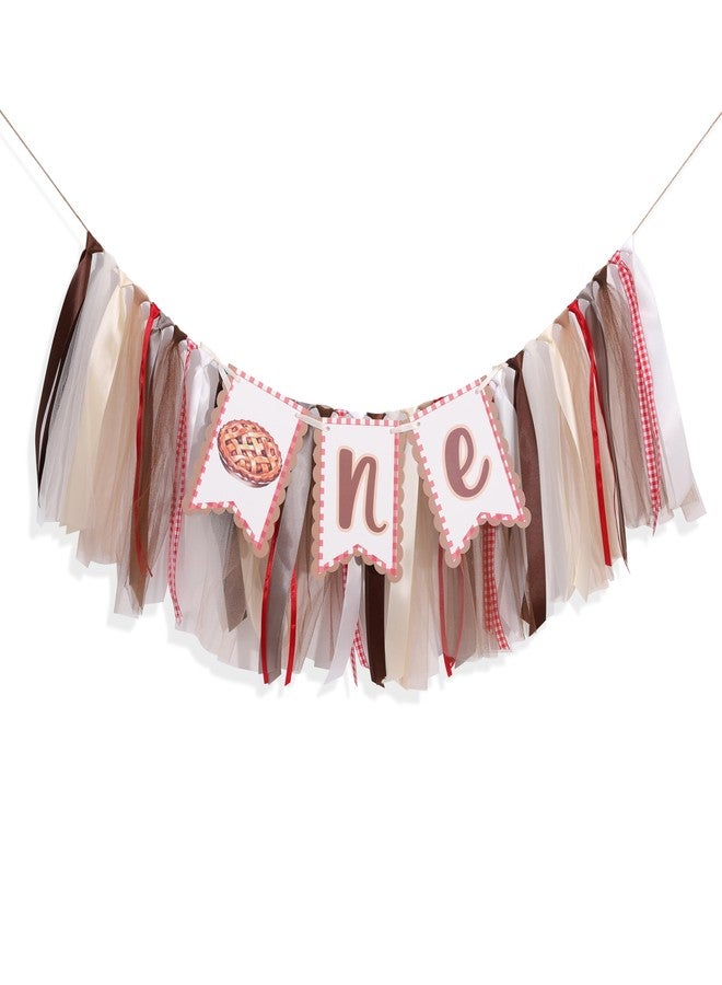 HIKLO One Cutie Pie 1st Birthday Highchair Banner - Sweet Pie Party Decorations, Little Princess First Fall Birthday Decorations, Fall Party Cake Smash Photo Props - Image 1