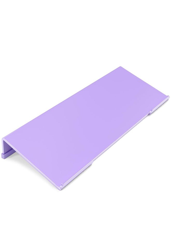 Rulyyo Ergonomic Computer Keyboard Stand - 17 Inch Purple Acrylic Keyboard Riser for Desk Tilted Keyboard Holder Tray with Non-Slip Strip for Home Office Easy Typing & Working - Image 1