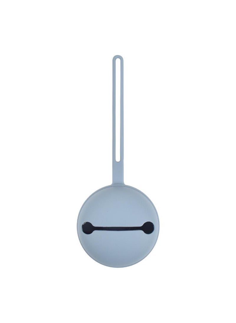 Grey Portable Silicone Pacifier Storage Box