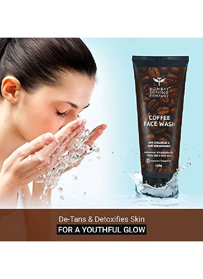 BOMBAY SHAVING COMPANY - Coffee Face Wash For Men Women (Pack Of 2) Deepcleanses Detans Blackhead Removal | Made In India - Image 1