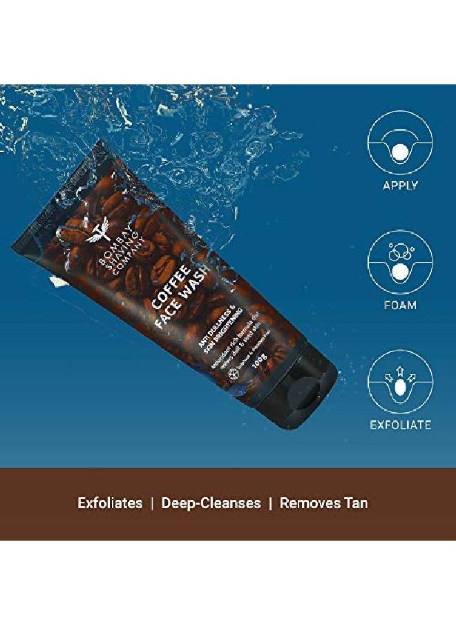 BOMBAY SHAVING COMPANY - Coffee Face Wash For Men Women (Pack Of 2) Deepcleanses Detans Blackhead Removal | Made In India - Image 1