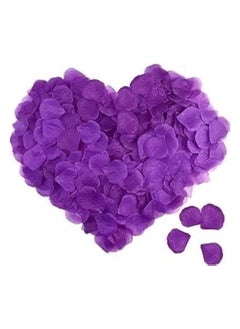 ORiTi Artificial Silk Rose Petals 1000 Pieces For Wedding Party Favors Decoration And Vase Home Decor Wedding Bridal Decoration - Purple  - Image 1