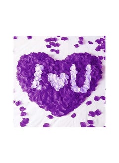 ORiTi Artificial Silk Rose Petals 1000 Pieces For Wedding Party Favors Decoration And Vase Home Decor Wedding Bridal Decoration - Purple  - Image 3