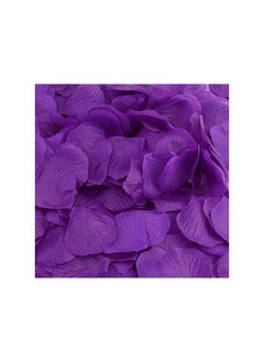 ORiTi Artificial Silk Rose Petals 1000 Pieces For Wedding Party Favors Decoration And Vase Home Decor Wedding Bridal Decoration - Purple  - Image 5