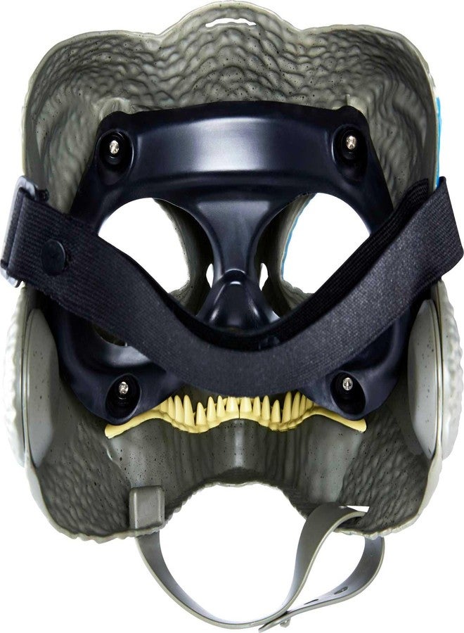 PALAY® Mattel Dominion Velociraptor Blue Dinosaur Mask, Halloween Movie-inspired Role Play with Opening Jaw, Realistic Design Cosplay mask Party Favor Role Play Game Prep Children's Gift - Image 5