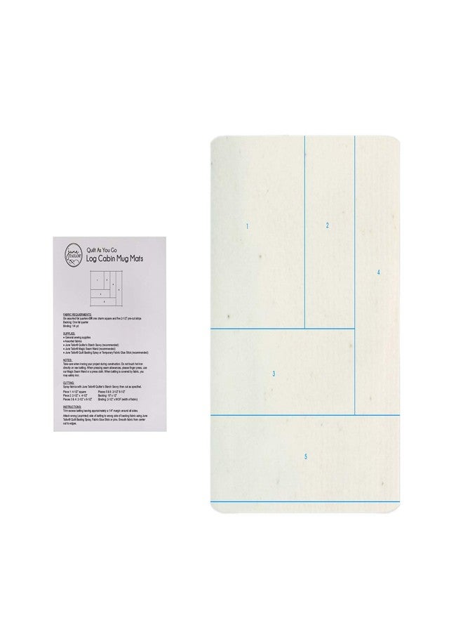 June Tailor Inc JT-1472 Quilt As You Go Mug Mat Log Cabin Notions, - Image 4
