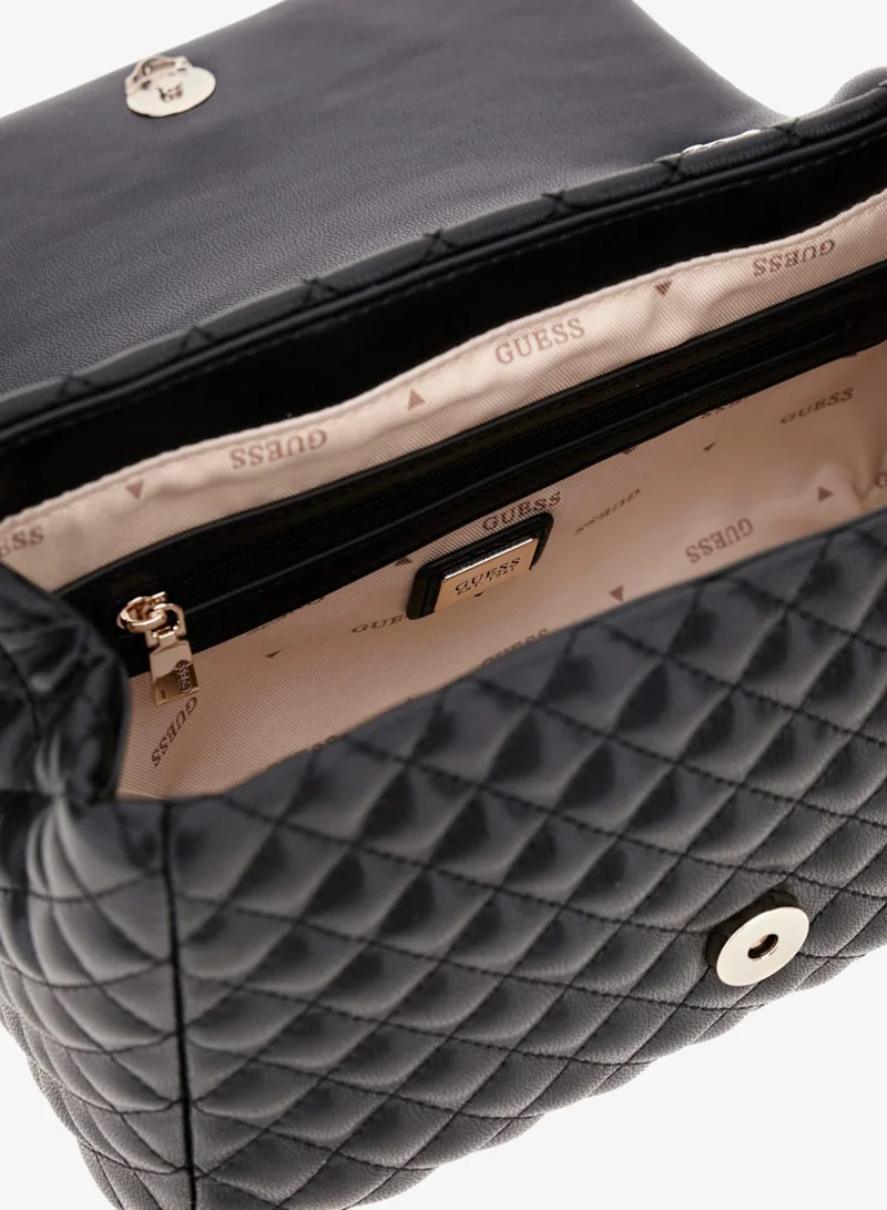 GUESS  Everlee Convertible Flap Crossbody Bag for Women | Best Price UAE