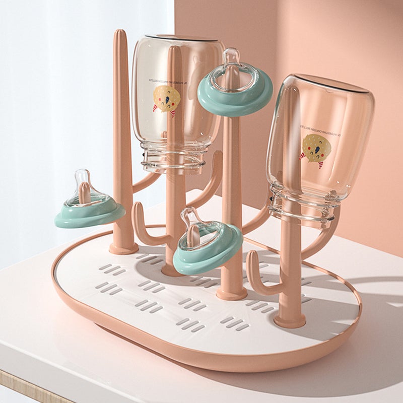 🍳 مجفف زجاجات أطفال بتصميم متين للتخزين الصحي وسهل التنظيف - Image 3