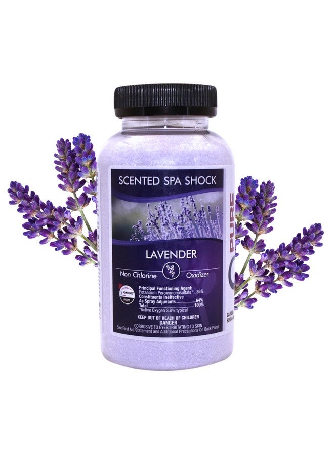 pure and simple Lavender Aromatherapy Spa Shock Granules | Non-Chlorine Oxidizer for Spa & Hot Tub | Compatible with Bromine & Chlorine Tablets | Neutralizes Odors & Enhances Water Clarity, 2 lbs (Pack of 1) - Image 1