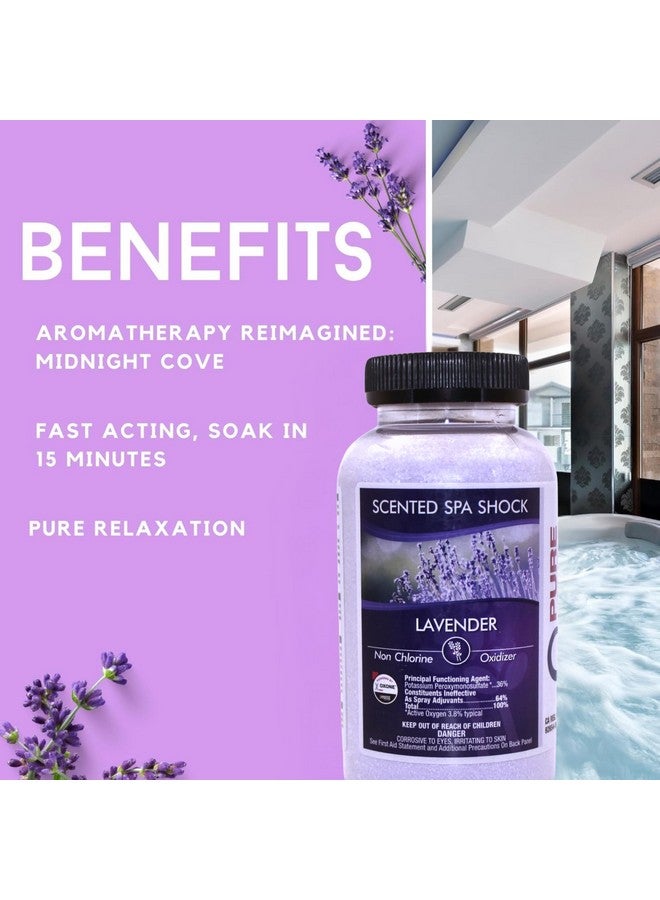 pure and simple Lavender Aromatherapy Spa Shock Granules | Non-Chlorine Oxidizer for Spa & Hot Tub | Compatible with Bromine & Chlorine Tablets | Neutralizes Odors & Enhances Water Clarity, 2 lbs (Pack of 1) - Image 5