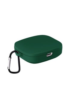 Generic Case Cover For Xiaomi Redmi Buds 5 Shockproof TPU Earphone Protective Case with Hook Dark Green 