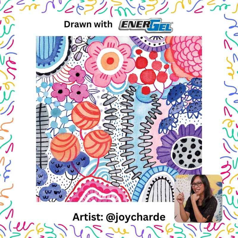 Pentel EnerGel RTX Retractable Liquid Gel Pen, Creator Expressions Pack, 0.7mm, Metal Tip, Medium Line, Assorted Ink, Pack of 8 Pens (BL77XRIGBP8M) - Image 3