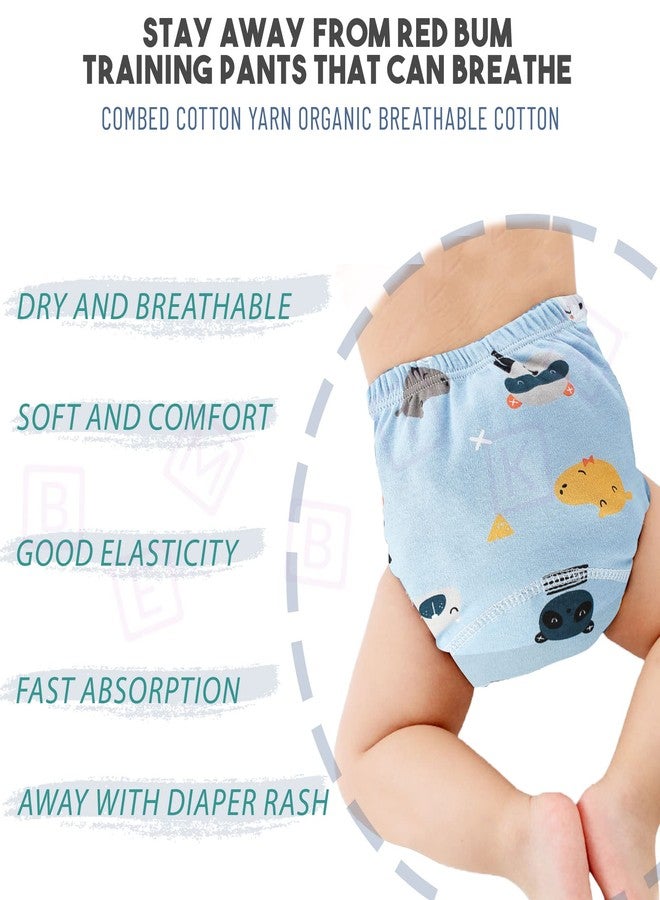 Bembika Baby Potty Training Pants, Cotton Potty Training Pants For Babies, Waterproof Breathable Padded Underwear for Toddler - Pack 2 (15-20 Months)(M - Size), (2M) - Image 2