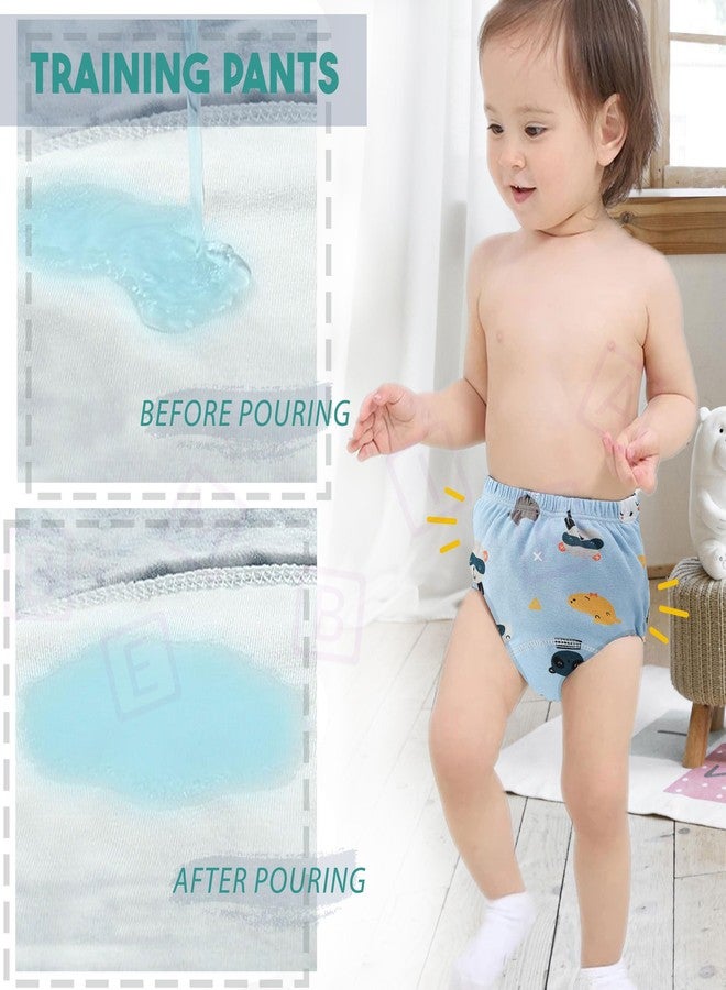 Bembika Baby Potty Training Pants, Cotton Potty Training Pants For Babies, Waterproof Breathable Padded Underwear for Toddler - Pack 2 (15-20 Months)(M - Size), (2M) - Image 4