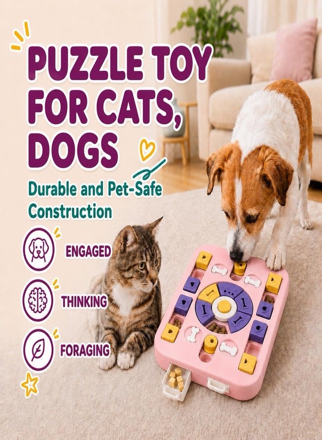HAOYEGUOJI Interactive Cat Puzzle Toy, Maze Slow Feeder, 11.3 in - Image 2