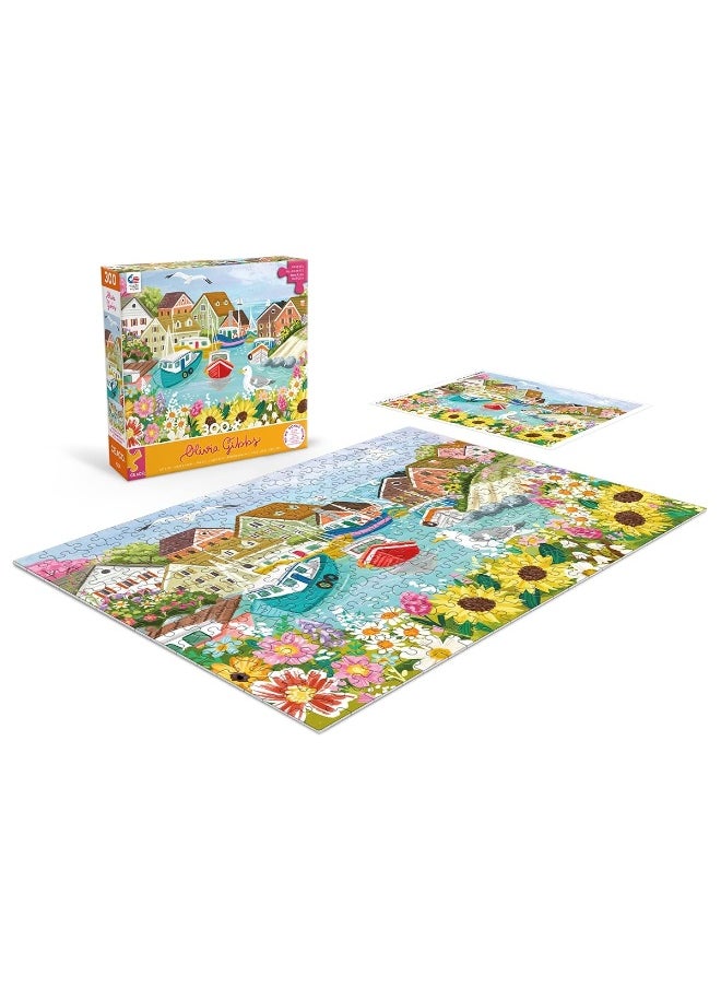 Ceaco Ceaco - Olivia Gibbs - Sea Town Harbor - 300 Piece Jigsaw Puzzle  - Image 1