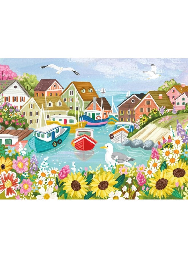 Ceaco Ceaco - Olivia Gibbs - Sea Town Harbor - 300 Piece Jigsaw Puzzle  - Image 2